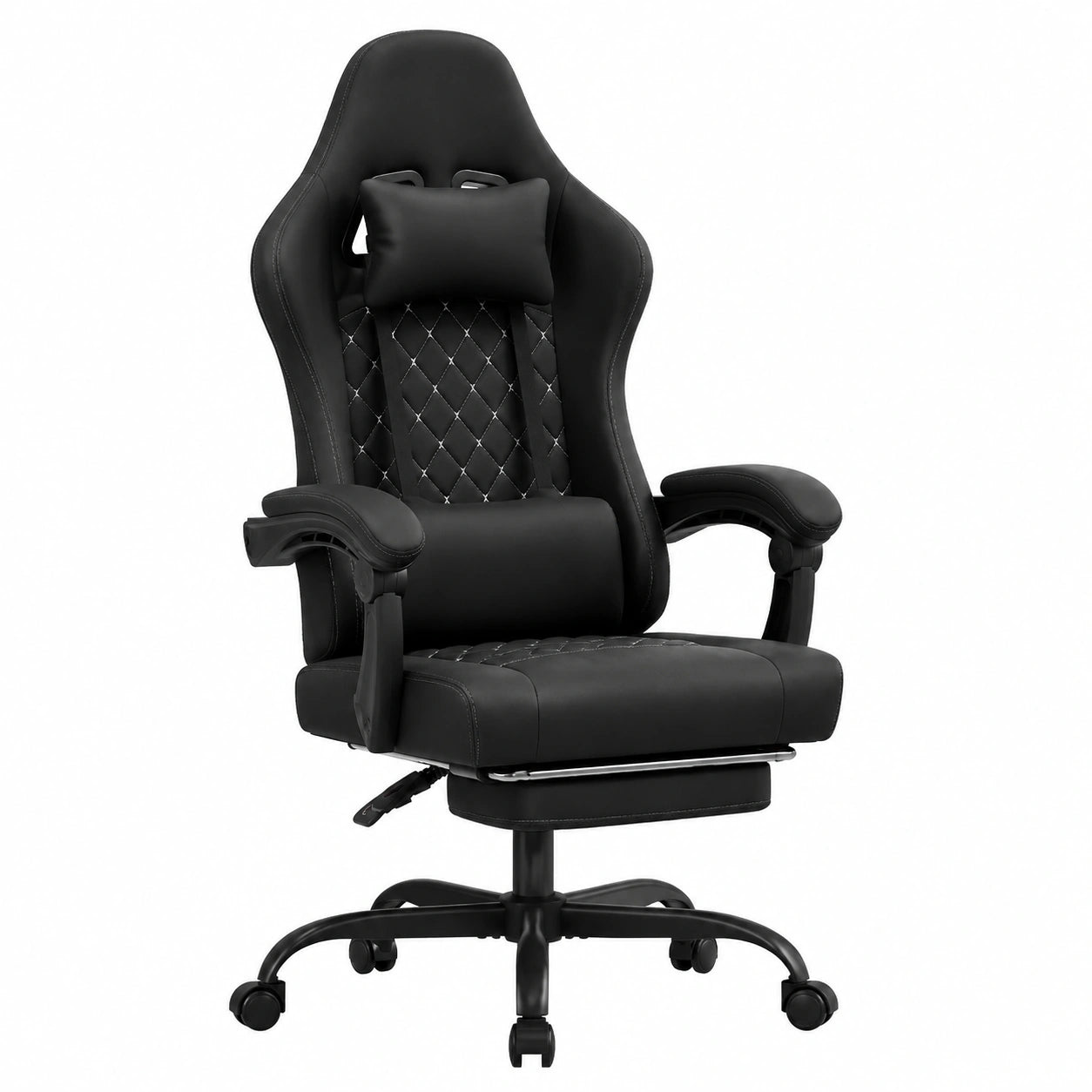 Bureau, en tissu, coloris noir et blanc, pour l’espace de travail