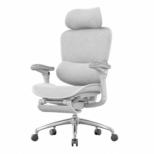 Bureau, réglable, coloris gris, pour l’espace de travail