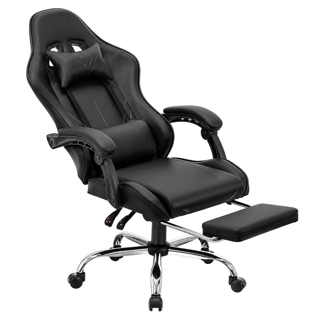 Chaise de bureau, pivotant, réglable, coloris noir, pour l’espace de travail