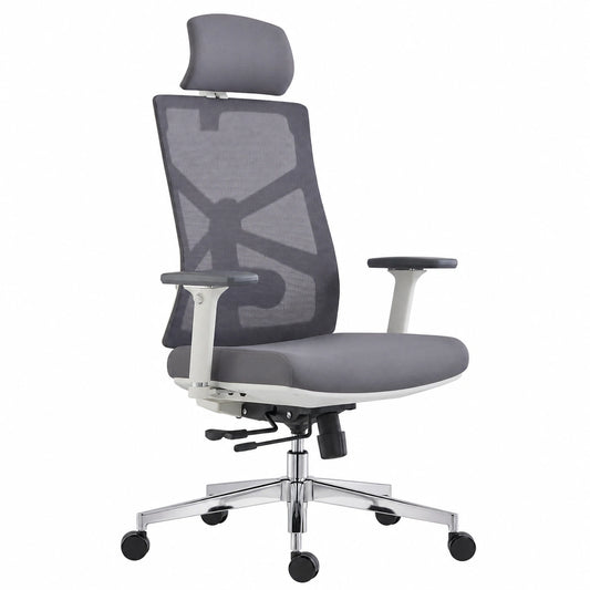 Bureau, réglable, coloris blanc, pour l’espace de travail