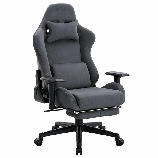 Fauteuil, réglable, coloris gris, pour le salon ou la chambre