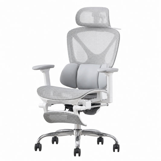 Bureau, pivotant, réglable, coloris gris, pour l’espace de travail