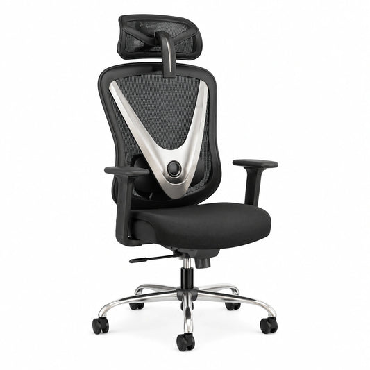 Bureau, réglable, coloris noir, pour l’espace de travail